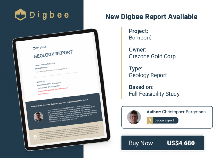 Digbee Report Geology Bombore promo