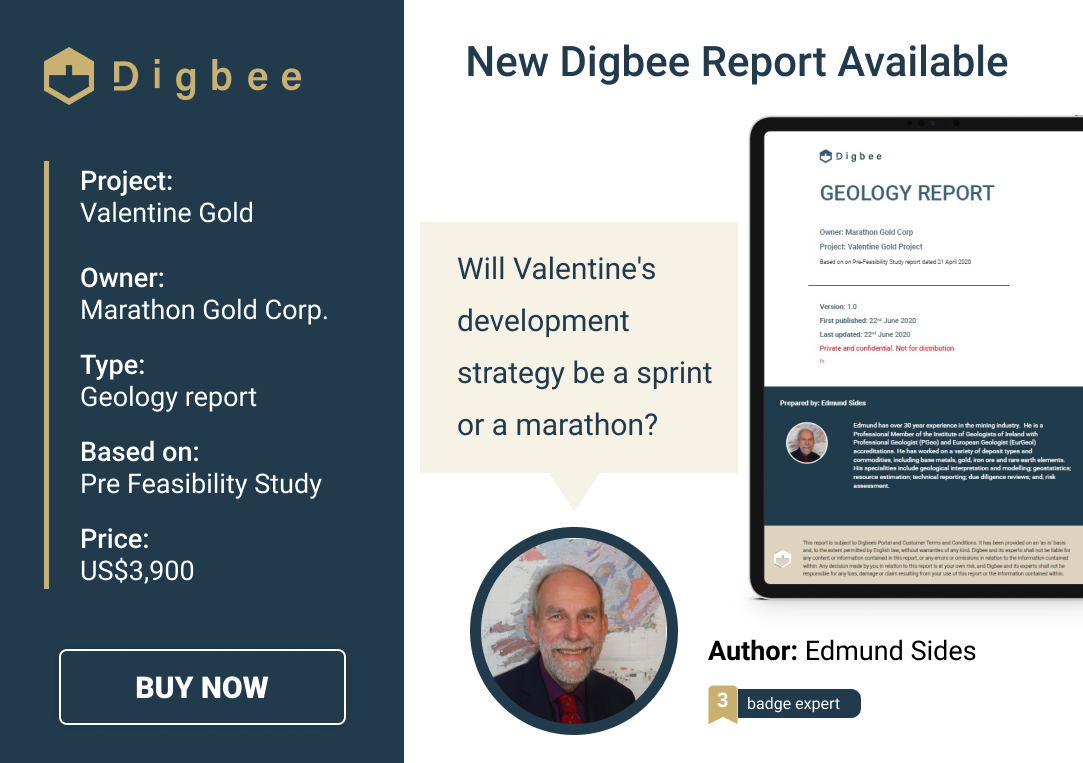 Geology Valentine Gold Digbee Report