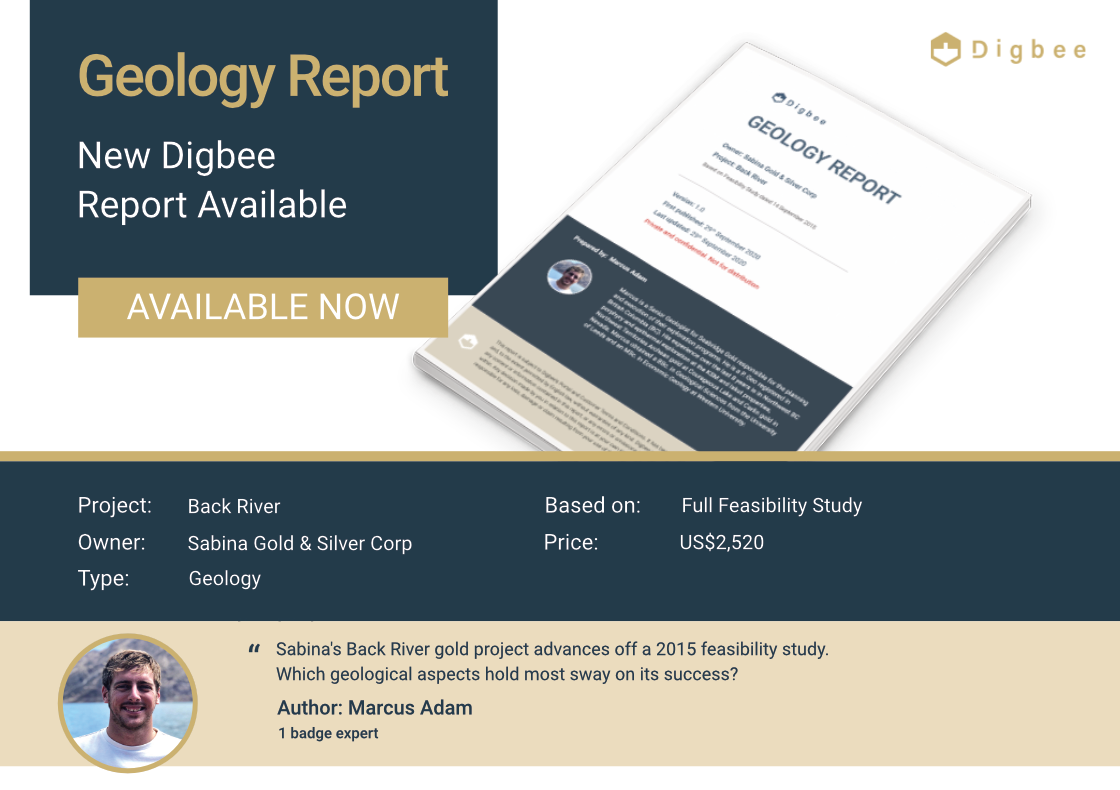Geology Digbee Report Back River promo